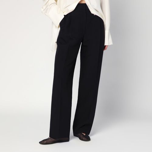 Lilas trousers in wool and linen - The Row - Modalova