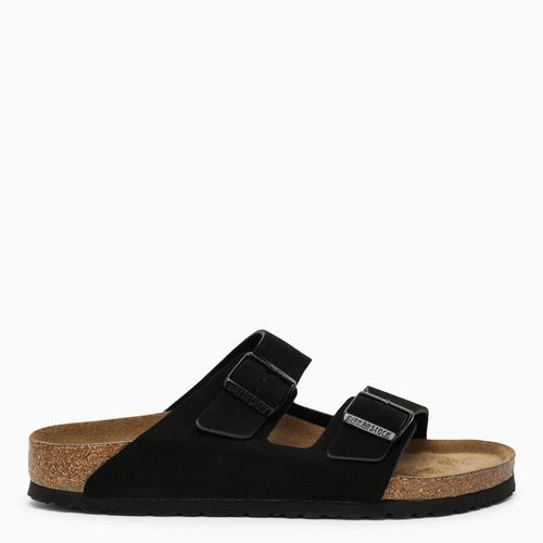 Slide Arizona scamosciata nera - Birkenstock - Modalova