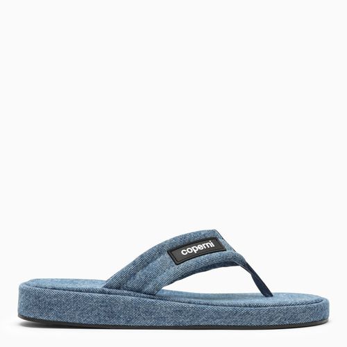 Denim flip-flops with logo - COPERNI - Modalova