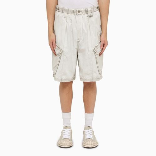 Hellgraue Bermudashorts aus Baumwollgemisch - Maison MIHARA YASUHIRO - Modalova