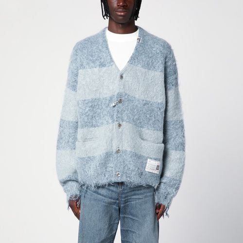 Striped cardigan in mohair blend - Maison MIHARA YASUHIRO - Modalova