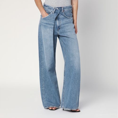 Wide Vana Fold jeans with washed effect - AGOLDE - Modalova