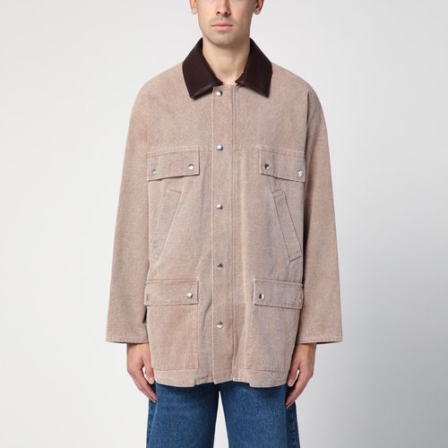 Light brown cotton canvas blouson - Auralee - Modalova