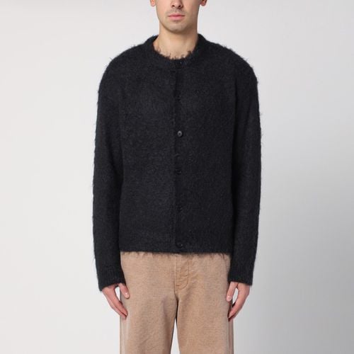 Black mohair and wool cardigan - Auralee - Modalova