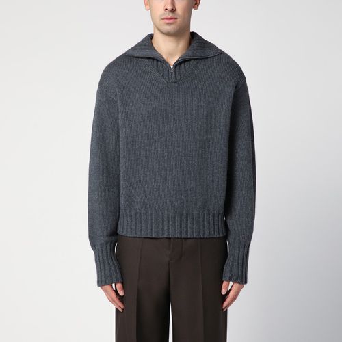 Dark grey wool jumper - Auralee - Modalova