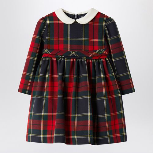 Kleid aus Funktionswolle mit Tartan-Muster - Il Gufo - Modalova