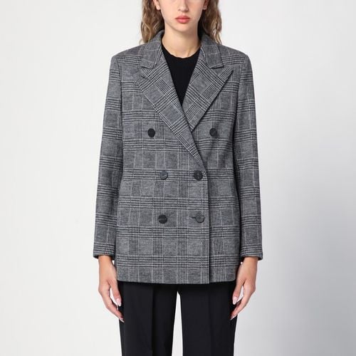 And white houndstooth short coat - Harris Wharf London - Modalova