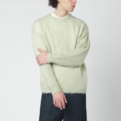 Maglione chiaro in misto mohair spazzolato - Auralee - Modalova
