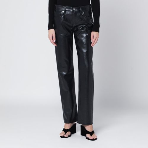 Pantalone Low Rise Slim in ecopelle - AGOLDE - Modalova