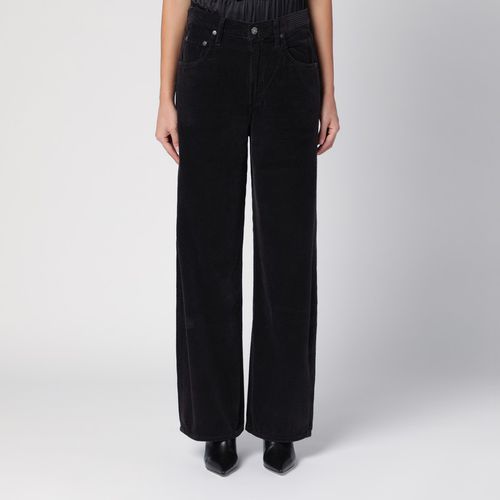 Black corduroy trousers - AGOLDE - Modalova