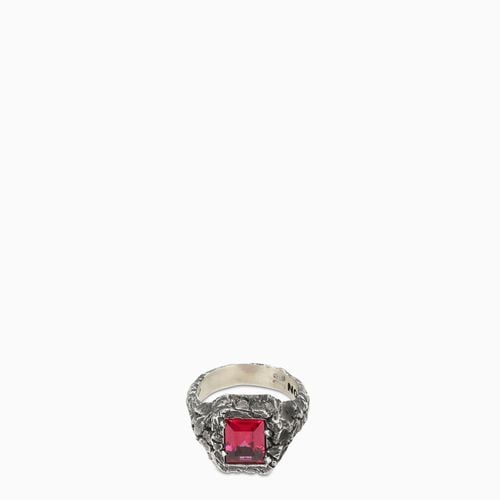 Anello Chevalier roccia pietra rossa - Nove25 - Modalova