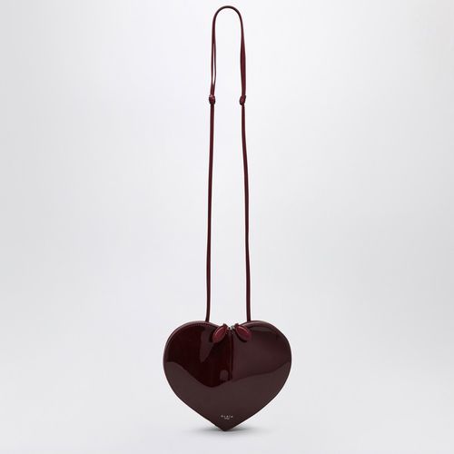 Borsa Le Coeur rossa scura in vernice - Alaïa - Modalova