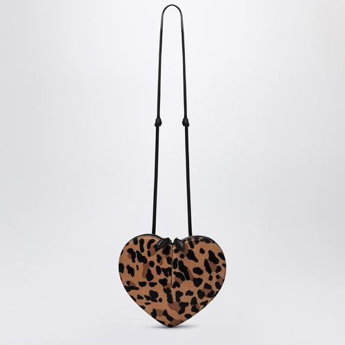 Le Coeur bag in leopard-print calf hair - Alaïa - Modalova