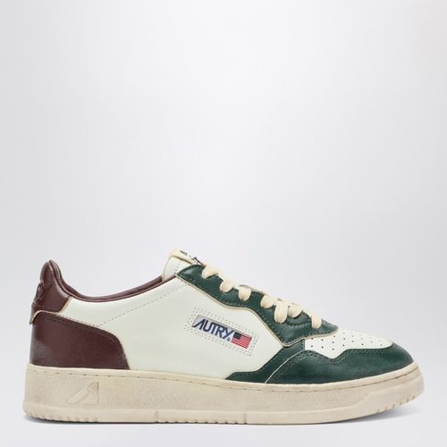 Sneaker Medalist Low Super Vintage bianca/verde/rum - AUTRY - Modalova