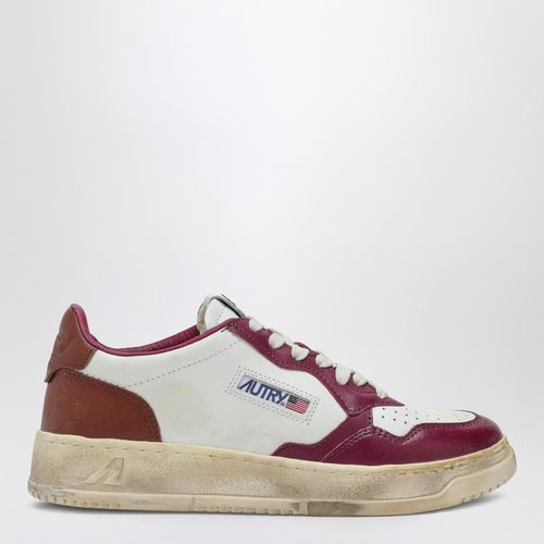 Sneaker Super Vintage bianca/viola/marrone - AUTRY - Modalova