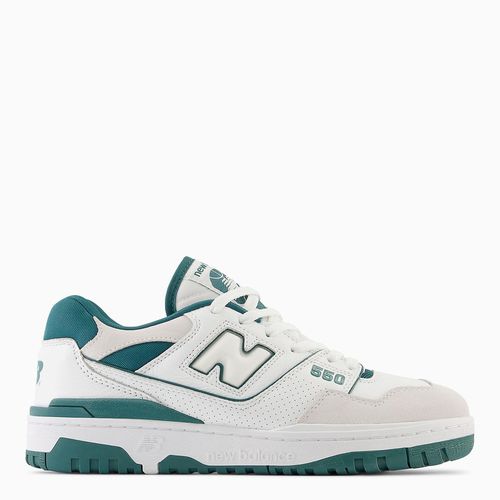 Sneaker bassa 550 bianca/verde - New Balance - Modalova