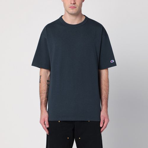 Navy blue cotton crew-neck T-shirt - Champion - Modalova