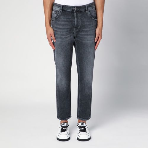 Dunkelgraue Jeans Rebel mit normaler Passform - PT Torino Denim - Modalova