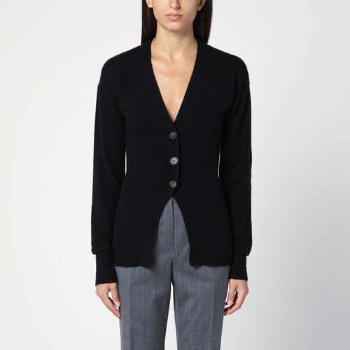 Schwarze Strickjacke aus Wolle und Kaschmir - Sportmax - Modalova