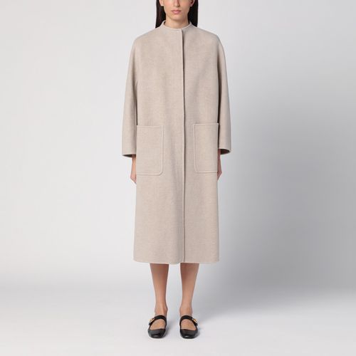 Cappotto beige chiaro in cachemire - Max Mara Atelier - Modalova