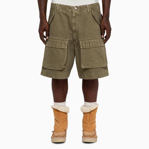 Military green cargo shorts - 1989 STUDIO - Modalova