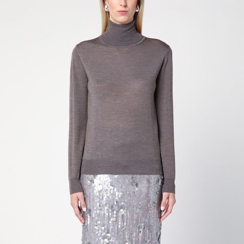 Cashmere and silk blend turtleneck sweater - P.A.R.O.S.H. - Modalova