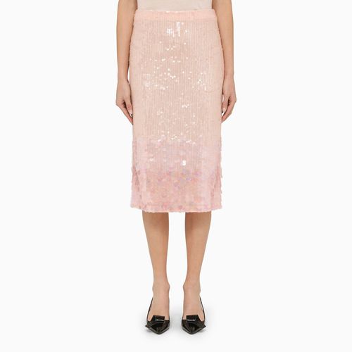 Pink sequin pencil skirt - P.A.R.O.S.H. - Modalova