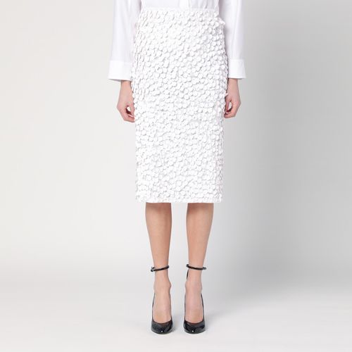 White midi skirt with sequins - P.A.R.O.S.H. - Modalova