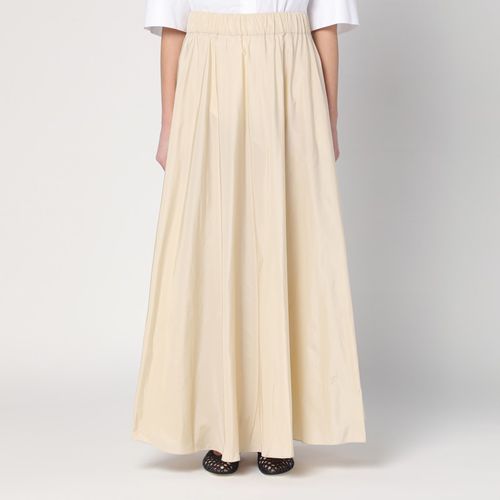 Beige flounced midi skirt - P.A.R.O.S.H. - Modalova