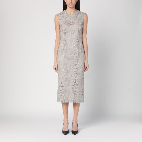 Light grey lace midi dress - P.A.R.O.S.H. - Modalova