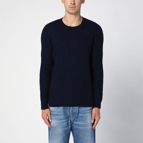 Blauer Pullover aus Schurwolle - Drumohr - Modalova