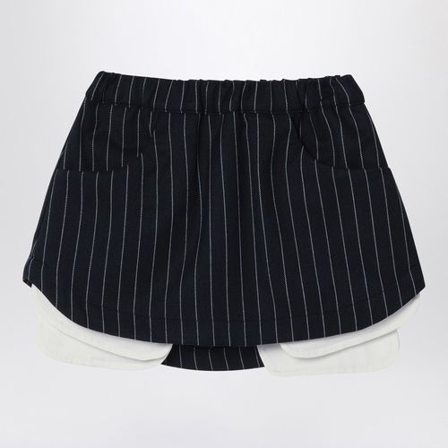 Navy blue pinstripe Grace skirt - Douuod - Modalova