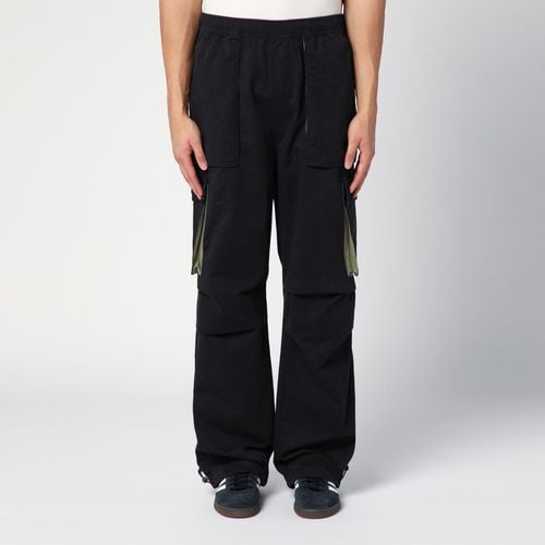 Black cotton cargo trousers - Brain Dead - Modalova