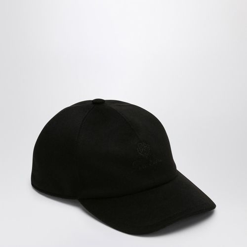 Cappello da baseball nero in cashmere - Loro Piana - Modalova