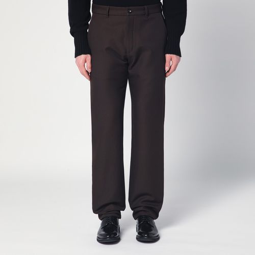 Pantalone scuro in misto lana - Loro Piana - Modalova