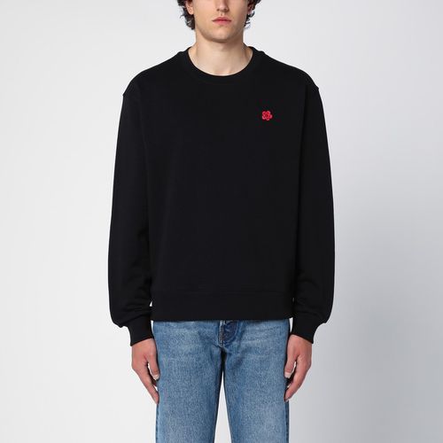 Cotton crew-neck sweatshirt with logo - KENZO - Modalova