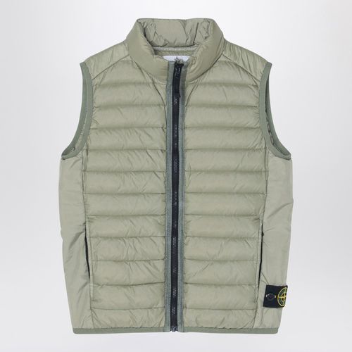 Moss green nylon vest - Stone Island - Modalova