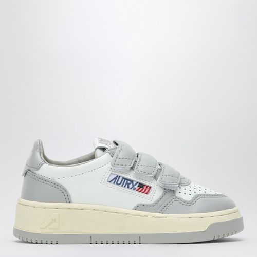 Kidstripes white/grey low sneaker - AUTRY - Modalova