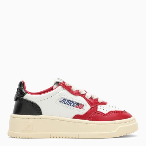 Medalist white//red low trainer - AUTRY - Modalova