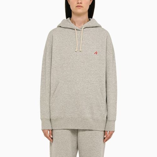 Grey hoodie with patch - AUTRY - Modalova