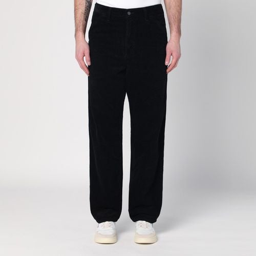 Black velvet Single Knee Pants - Carhartt WIP - Modalova