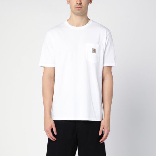 S/S Pocket T-Shirt bianca - Carhartt WIP - Modalova