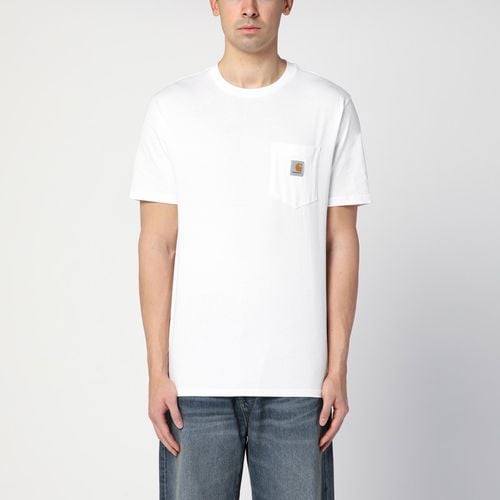 S/S Pocket T-Shirt bianca - Carhartt WIP - Modalova