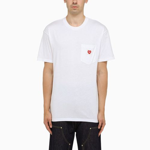 S/S Pocket Heart T-Shirt bianca - Carhartt WIP - Modalova