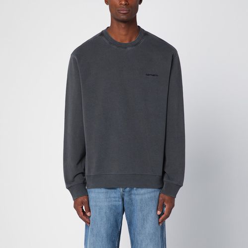 Ausgewaschenes Sweatshirt Duster Script aus Baumwolle - Carhartt WIP - Modalova