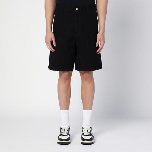 Double Knee Short black cotton - Carhartt WIP - Modalova