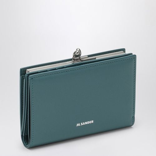 Goji lagoon-coloured Small Wallet - Jil Sander - Modalova