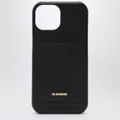 Cover nera per IPhone 15 Pro con logo - Jil Sander - Modalova