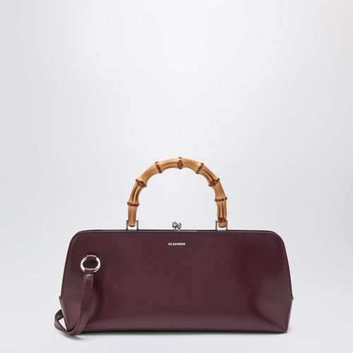 Borsa Goji Bamboo piccola burgundy - Jil Sander - Modalova