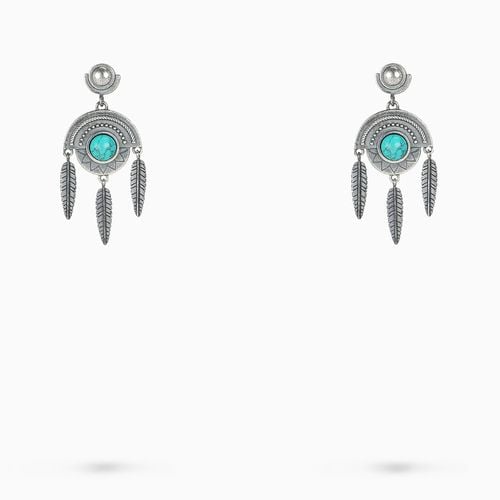 Turquoise Amulet Shield earrings - Nove25 - Modalova